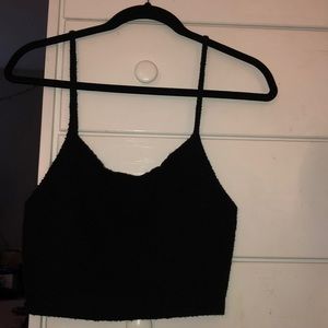 Knit crop top